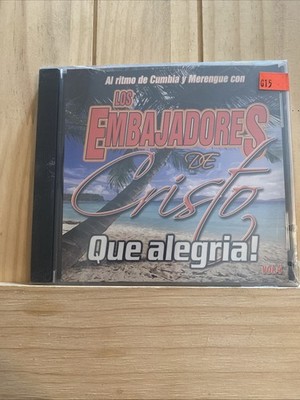 Los Embajadores de Cristo Que Alegria! Vol 4 CD Cumbia Merengue Musica Cristiana