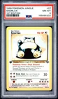 1999 POKEMON JUNGLE 1ST EDITION #27 SNORLAX PSA 8
