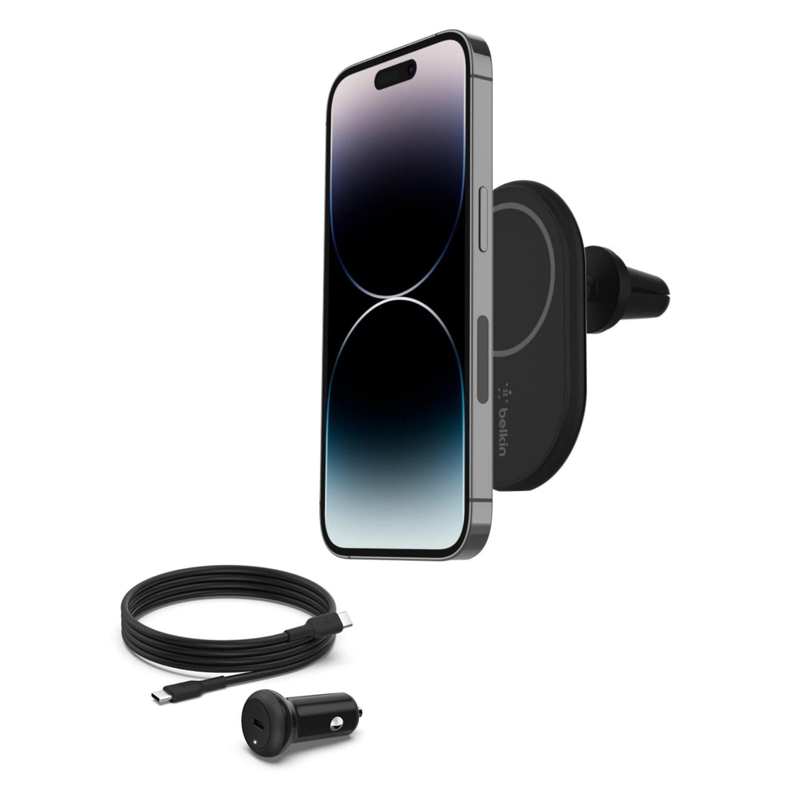 BoostCharge Magnetic Wireless Car Charger MagSafe compatible magnetic car vent