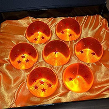 Medium Crystal Glass Balls - 7 Pcs with Gift Box, 43MM in Diameter/1.7 in in Dia