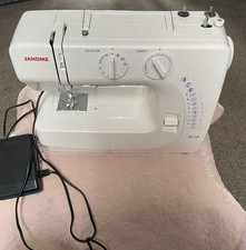 Janome Sewing Machine Model J3-18 VGC & footpedal cover & manual
