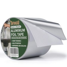 Aluminum Foil Tape, Aluminum Air Duct Tape, Withstand 80 C to 100 C, Tape Ins...