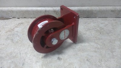 Hamilton R-EHD-FT62H 6 In Wheel Dia Dual-Flange Track-Wheel Plate Caster
