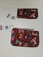 Vera Bradley Holiday Hounds Essential Wristlet and Essential Wallet NWT