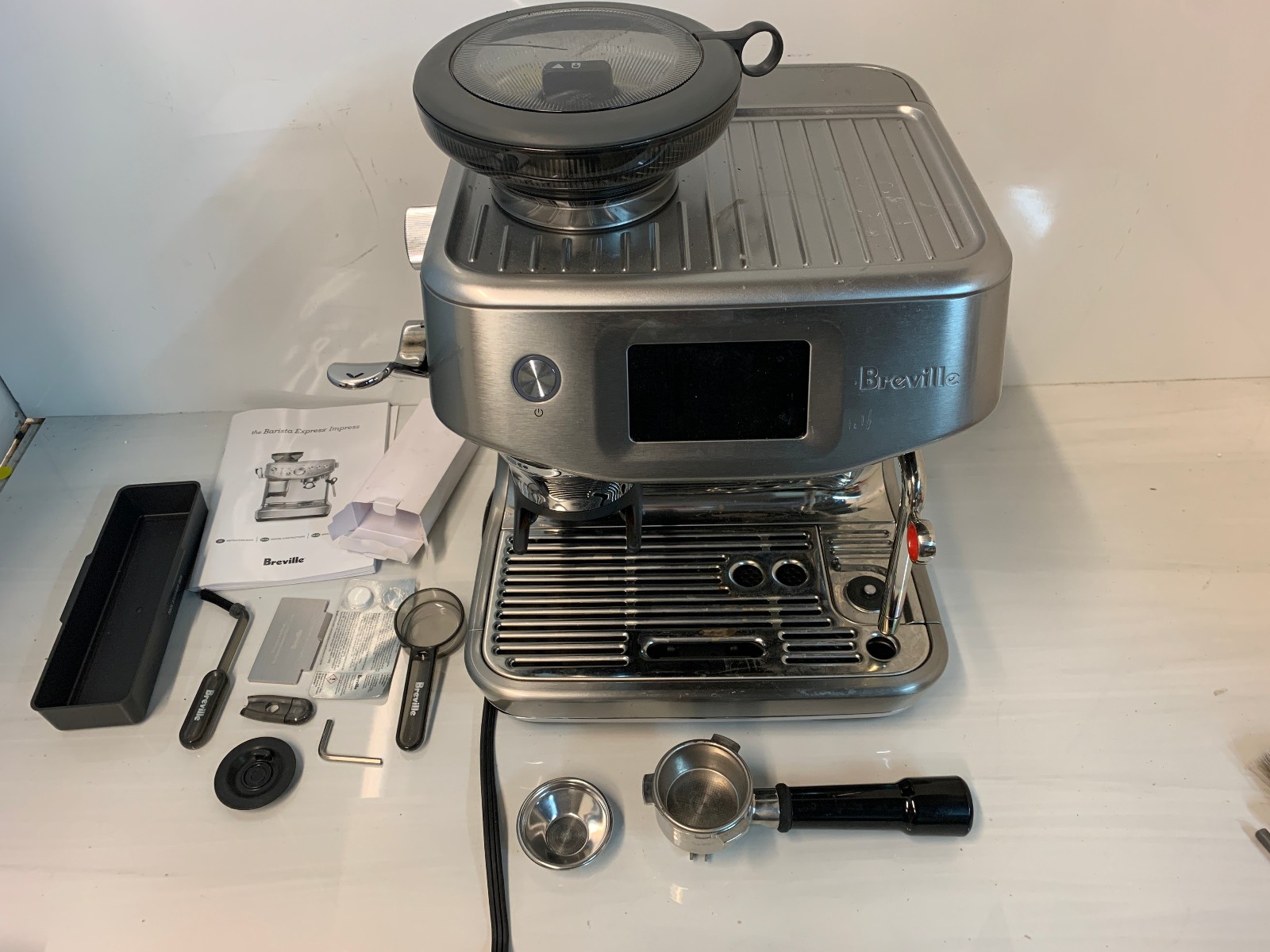 Breville BES881BSS Barista Touch Impress Espresso Machine Brushed Stainless