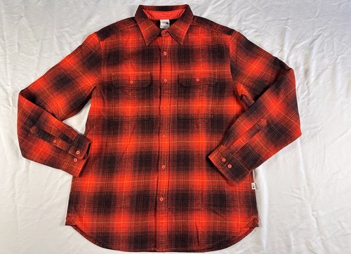 The North Face Arroyo Flannel Plaid Shirt Fiery Red Men's Size Large - NEW