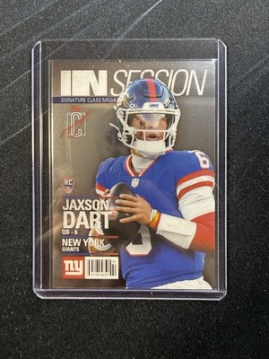 2025 Topps Signature Class Jaxson Dart ''In Session'' Chrome Variant Insert RC   G