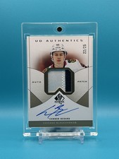 2024-25 SP Authentic Connor Bedard UD Authentics Game Used Patch Auto /25