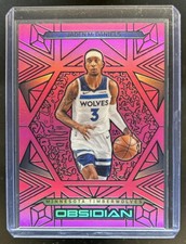 2024-25 Panini Obsidian Jaden McDaniels Electric Etch Pink Flood #/49