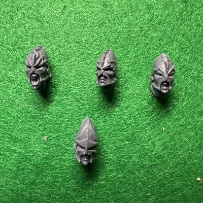 Warhammer Dunkelelfen Speermann Speerkopf Köpfe Bit Lot Bits x4 Games Workshop  