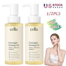 1/2X Cellu Overnight Firming Body Oil for Mature Skin, Hydrating Moisturizer Oil