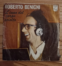 7" ROBERTO BENIGNI - L'INNO DEL CORPO SCIOLTO / PLAYBOY - 1979 - GIANNI MAZZA
