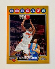 2008-09 Topps Chrome Refractors Gold #40 Nazr Mohammed /50 SP Numbered REF Rare