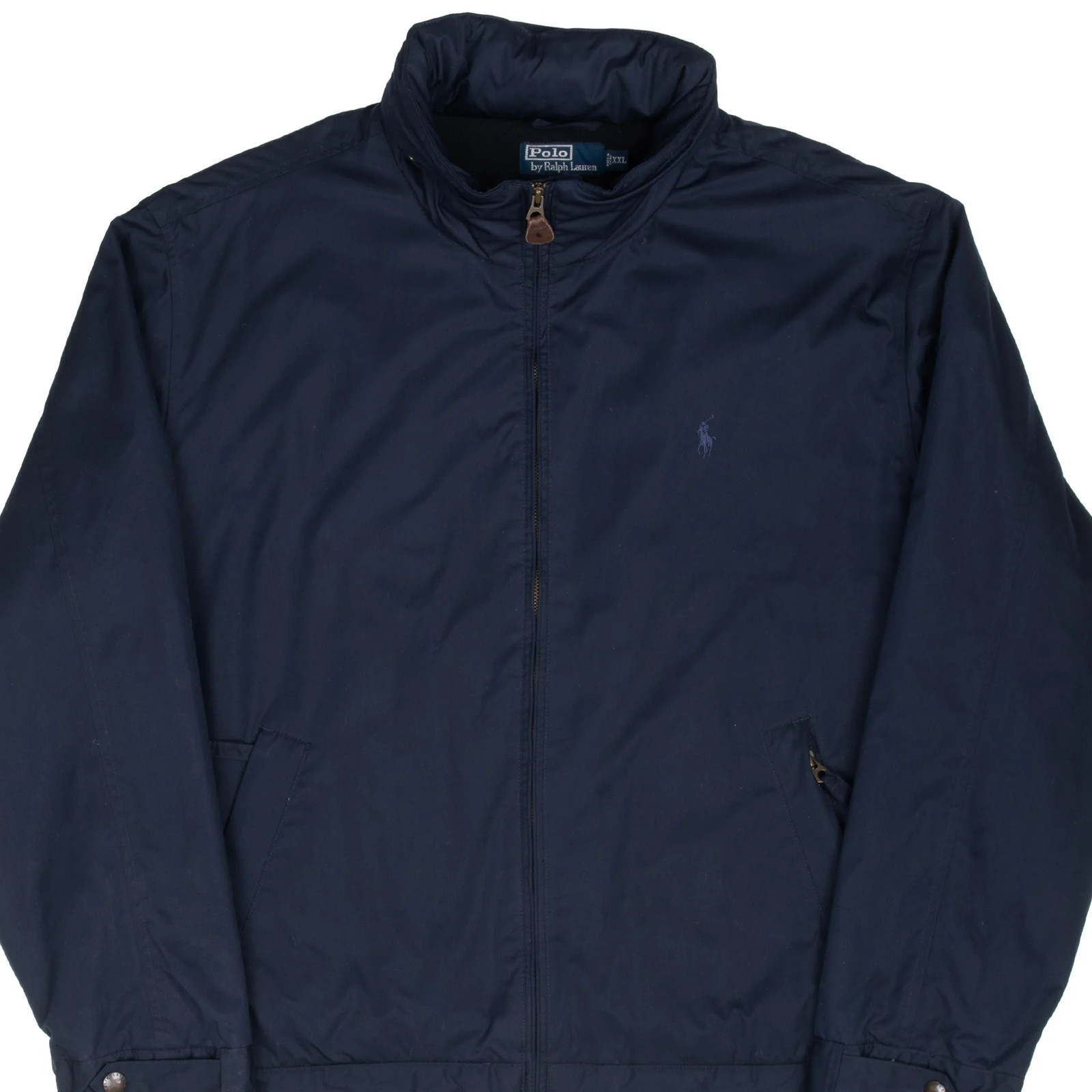 VINTAGE POLO RALPH LAUREN NAVY BLUE WINDBREAKER 1990S RAIN JACKET 2XL