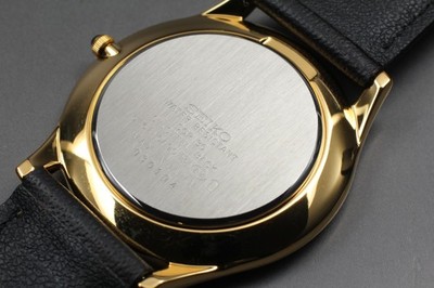 1999 N MINT Seiko Dolce 5E61-0A90 SGP Gold HAQ Quartz Breguet Dial