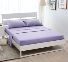 4-Piece Bed Sheet Set 1 Fitted Sheet 1 Flat Sheet 2 Pillowcases Full Size