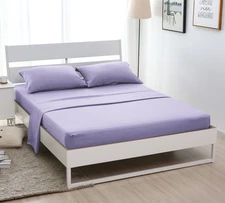 4-Piece Bed Sheet Set 1 Fitted Sheet 1 Flat Sheet 2 Pillowcases Full Size