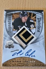 Upper Deck The Cup Signature Patches 2008-09 /25 Mario Lemieux Auto Pittsburgh