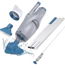 KOKIDO XTROVAC 110 Rechargeable Handheld SWIMMING Pool Vacuum Set Model EV05