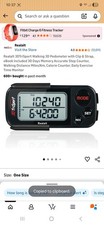Realalt RR-12-14-4 3DTriSport Walking 3D Pedometer With Clip and Strap