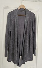 M&Co grey sparkly cardigan size L