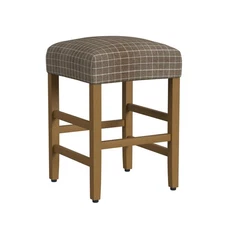 Home Decor |Classic Open-Back Counter Height Barstool| Square 24 Inch Bar Sto...