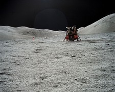 APOLLO 17 LUNAR MODULE ON MOON NASA PHOTOGRAPH PHOTO PRINT