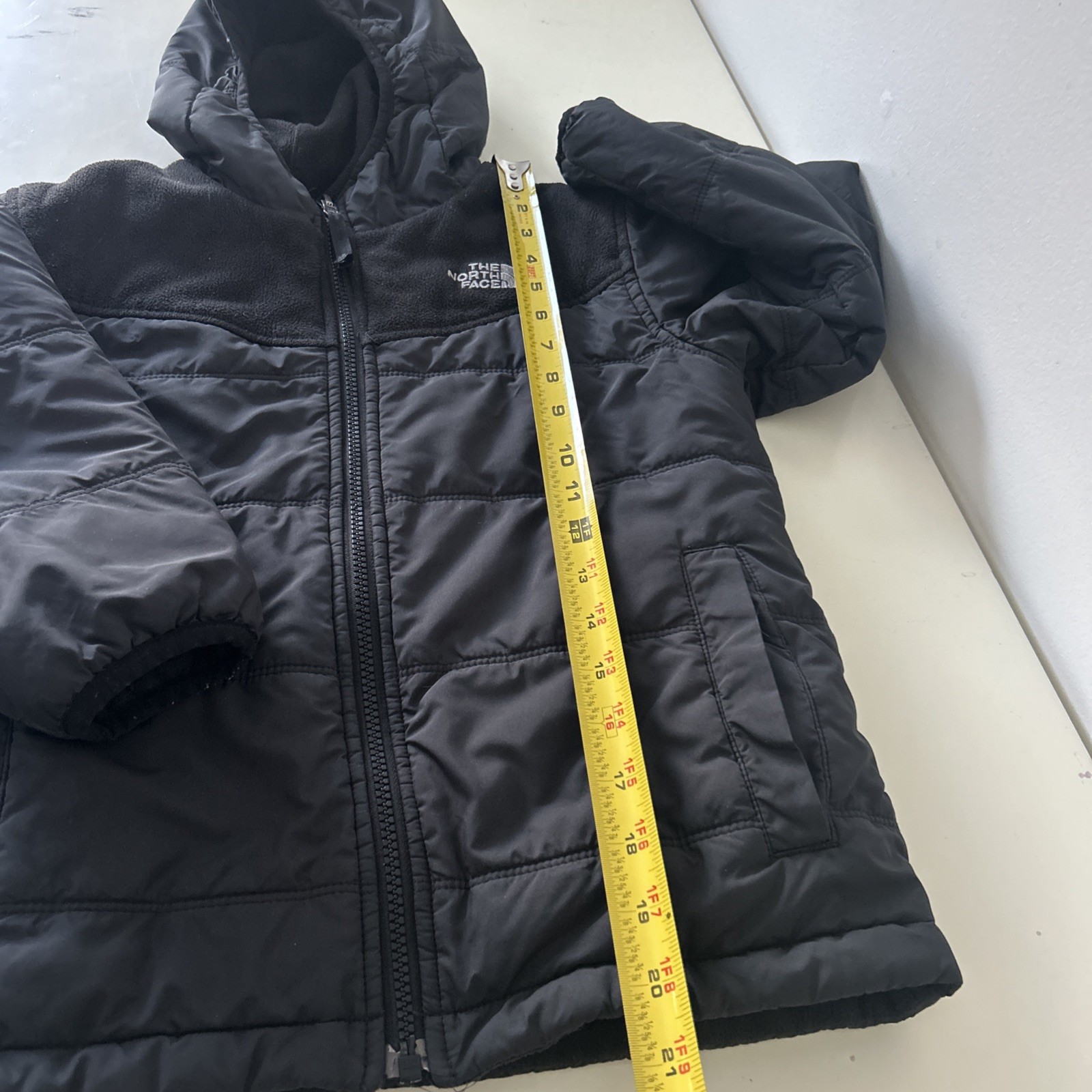 The North Face Kids Jacket Reversible Hooded Puffer Jacket Black Large thumbnail 11