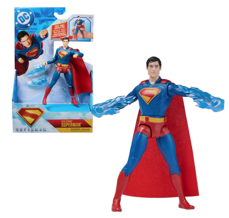 ** FREE SHIPPING*** DC Superman Epic Strike Superman  6" Act