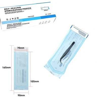 ROBERTAGOR DRIWEI 200 BUSTE STERILIZZAZIONE AUTO SALDANTI SIGILLANTI ESTETISTA DENTISTI 90x165mm