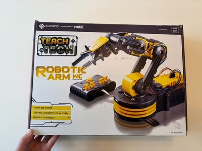 Teach Tech Robotic Arm WC Elenco STEM Building Robot Kit.  Open Box New
