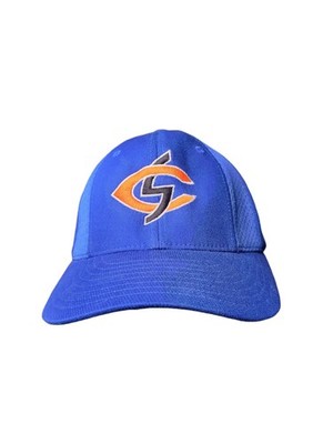 Richardson PTS10 Pulse Flexfit Hat Blue Orange CS Logo Size SM-MED Baseball Cap