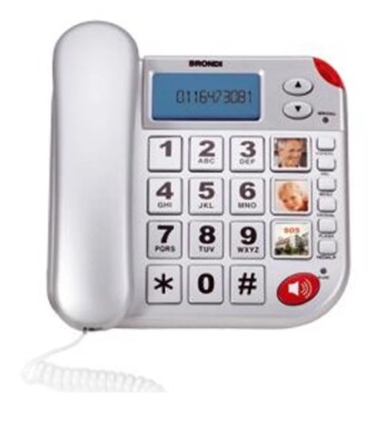Brondi Super Bravo PLUS Telefon, Rufnummernanzeige, Freisprechfunktion