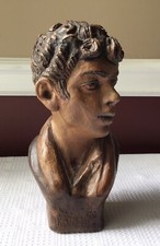 Vintage Spanish Terracotta Sculpture by Luis Heredia Amaya (1920-1985), Signed