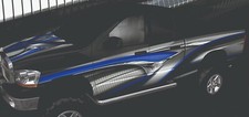 Auto Vehicle Car Truck Boat Side Half Wrap Vinyl Stickers Graphics Decals