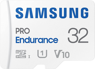 Samsung PRO Endurance Microsd-Karte + Sd-Adapter, 32 GB, Für Videoüberwachungssy