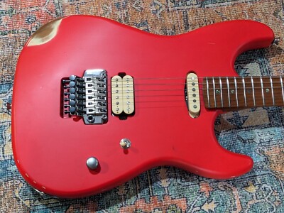 Jet Guitars JET JS-850 RD H S-Style, B-Stock, Wilkinson Trem, Red, Roasted Neck