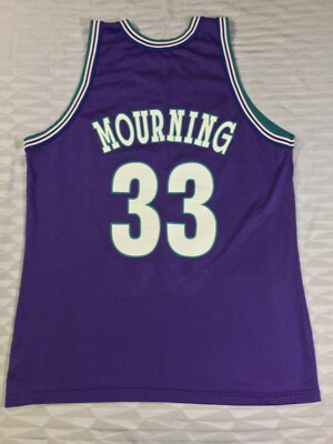 Charlotte Hornets Alonzo Mourning #33 Basketball-NBA Champion