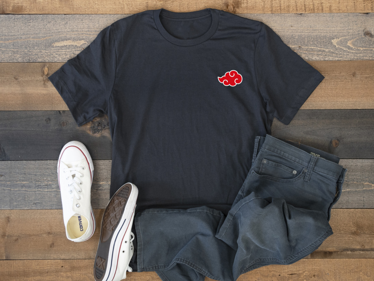 AKATSUKI - NUVEM - NARUTO SHIPPUDEN - TSHIRT BASIC