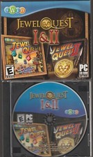 Jewel Quest 1  2 Gem Matching Adventure CD-ROM 2007 PC Game