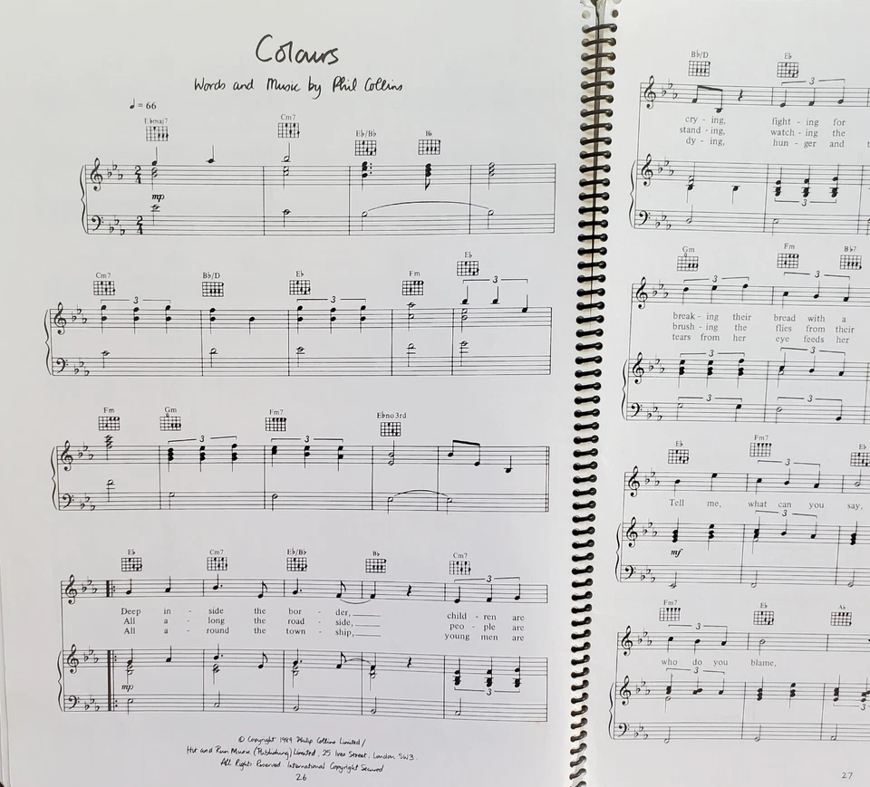 Phil Collins But Seriously Piano Vocal Guitar Sheet Music Song Book - Image 4 of 4