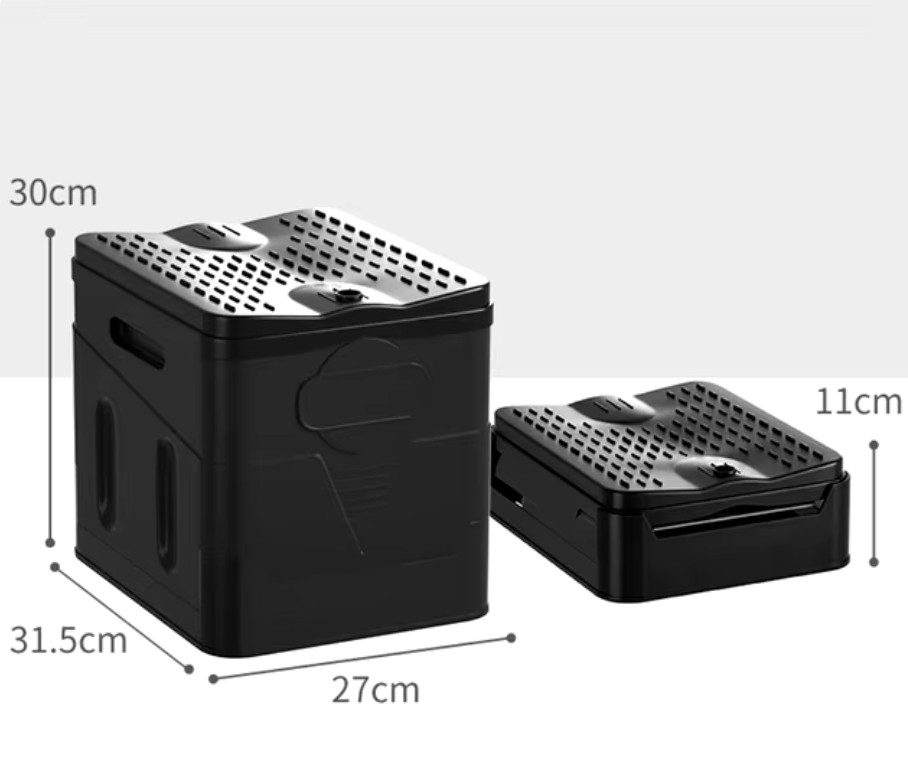 Toilette de voyage anti-odeur et pliable pour éviter les aires d'autoroute sales