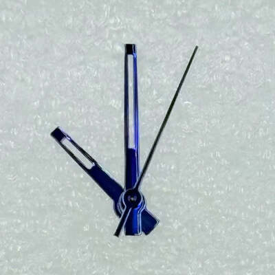 Modified Datejust Dark Blue Trim Hollow Watch Hands for NH35/36 Movement