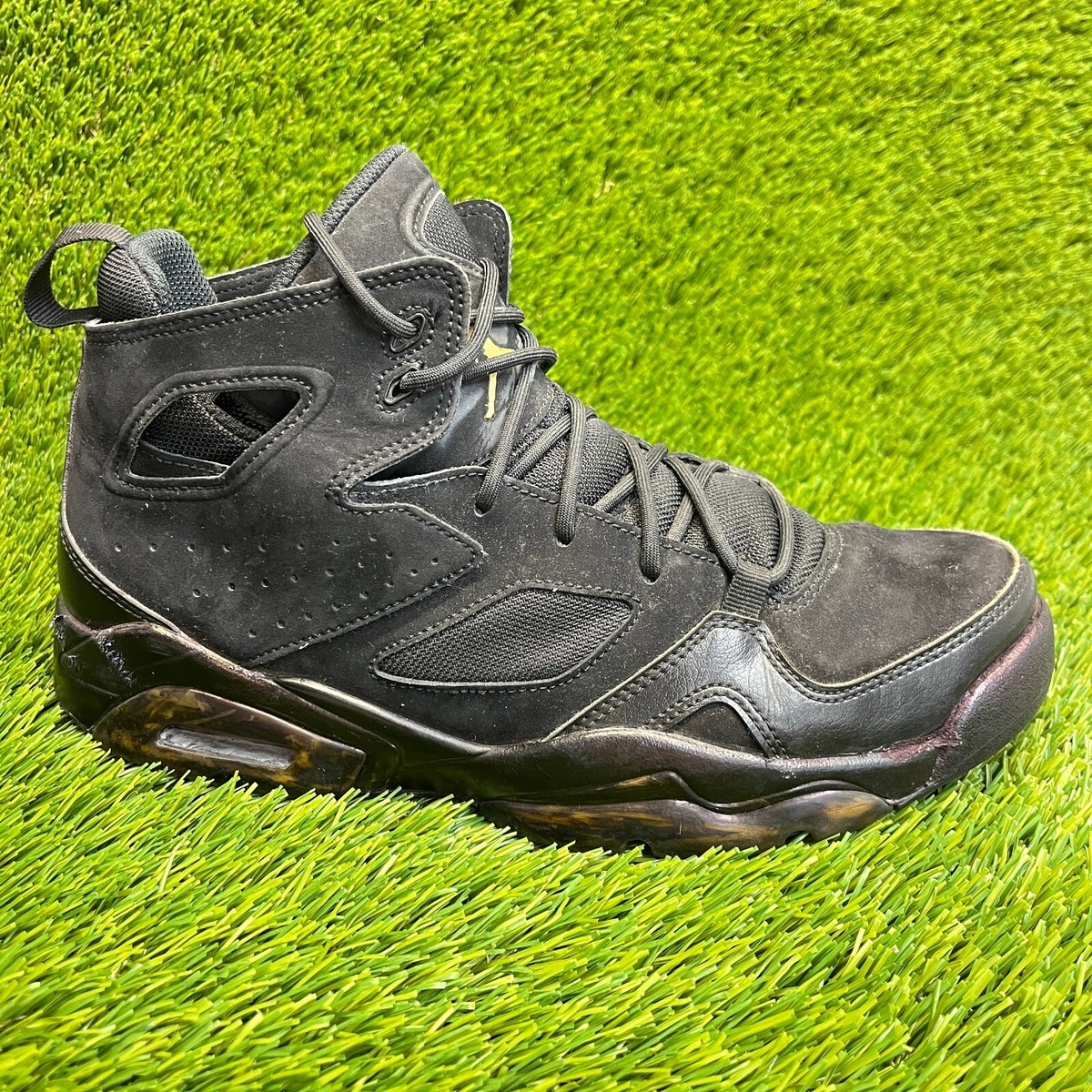 Nike Air Jordan Flight Club 91 Mens Size Black Basketball Shoes Sneakers