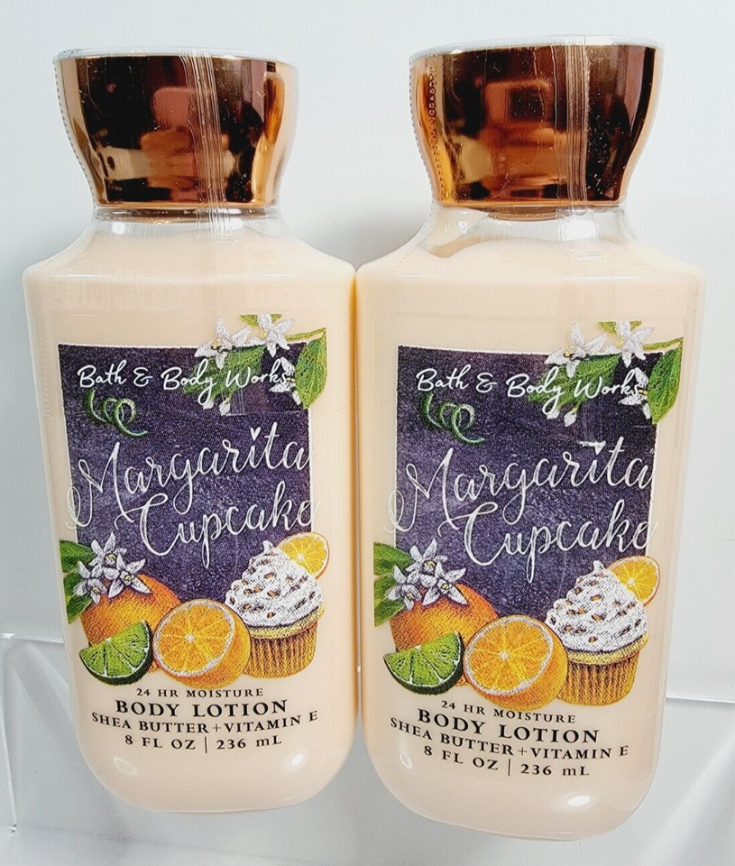 2 MARGARITA CUPCAKE Bath & and Body Works Body Lotion 8 oz NEW Fast
