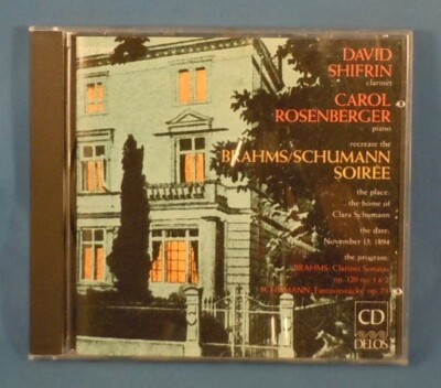 CD! - Shifrin & Rosenberger Recreate the Brahms/Schumann Soiree - Delos