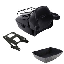 King Trunk Backrest Mount Rack Fit For Harley...