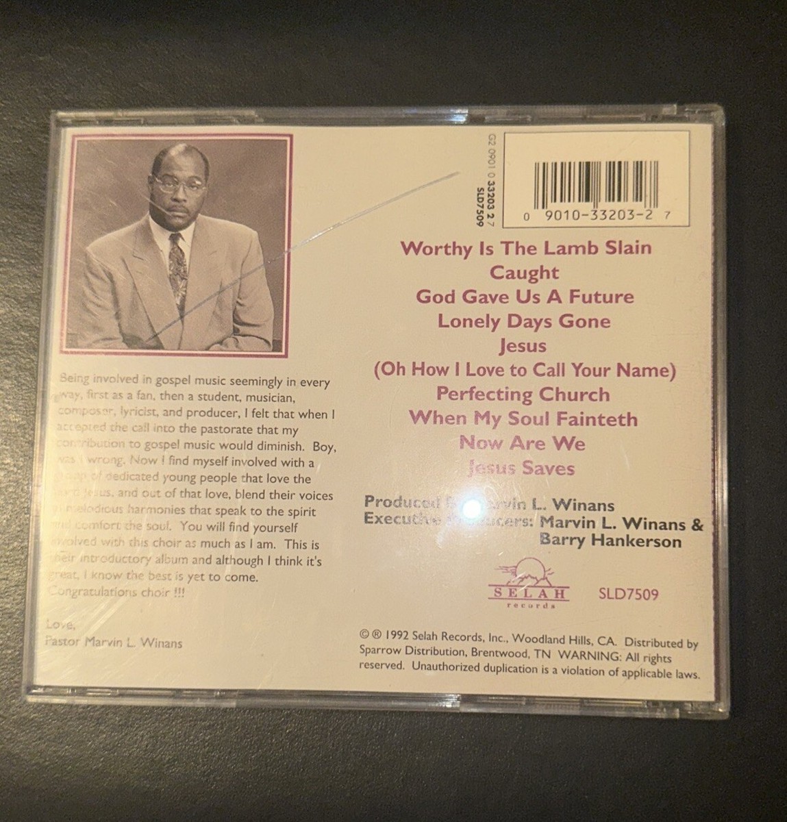 【R&B】Perfect Praise Marvin Winans CD Introducing Perfected Praise Choir Factory