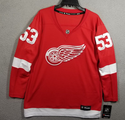 Detroit Red Wings MORITZ SEIDER Jersey Home Breakaway Player Fanatics #53 NWT