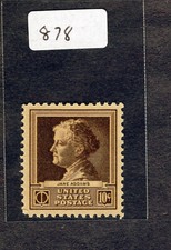 1940 Stamp #878 Jane Addams M/SHM
